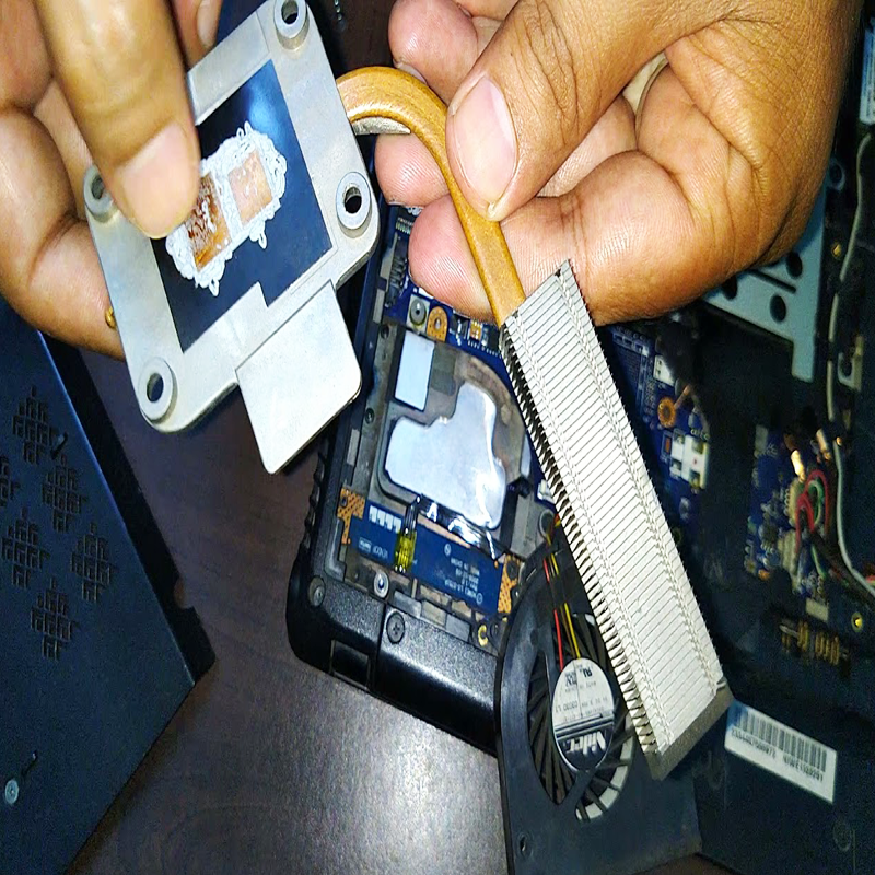 laptop heating issue thermal paste replacement